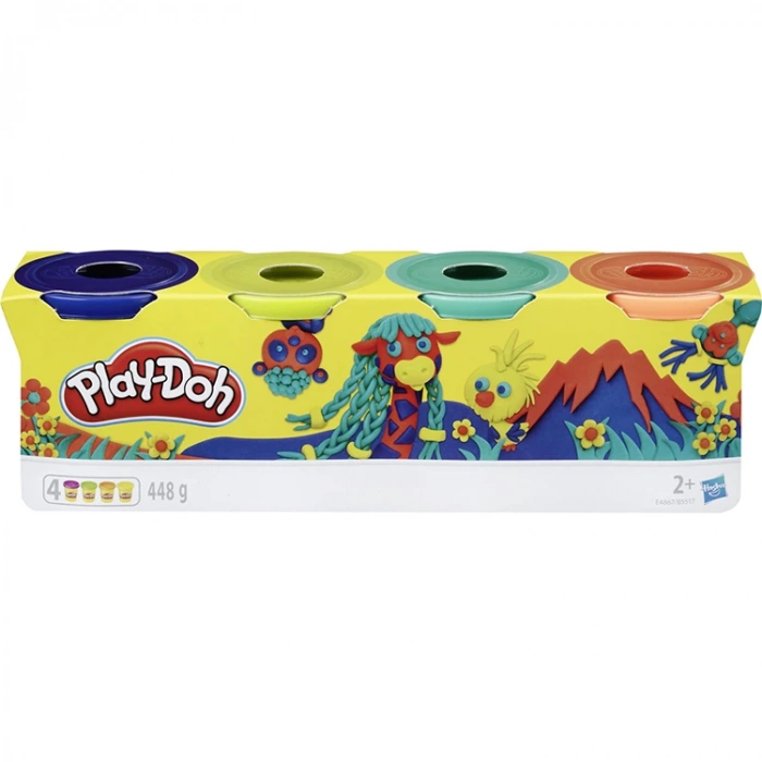 PLAY-DOH OYUN HAMURU 4LÜ  HAS- B5517/ B4867