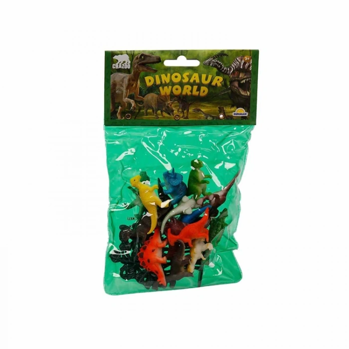 SUNMAN F288 DİNOZORLAR DÜNYASI KÜÇÜK BOY POŞET OYUN SETİ