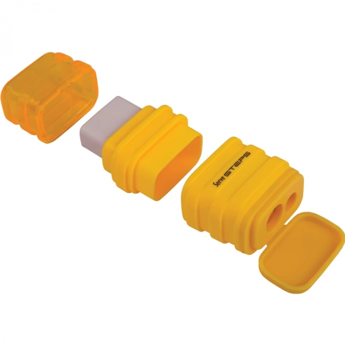 SERVE STEPS SİLGİLİ KALEMTRAŞ SARI SV-STEPS1FS