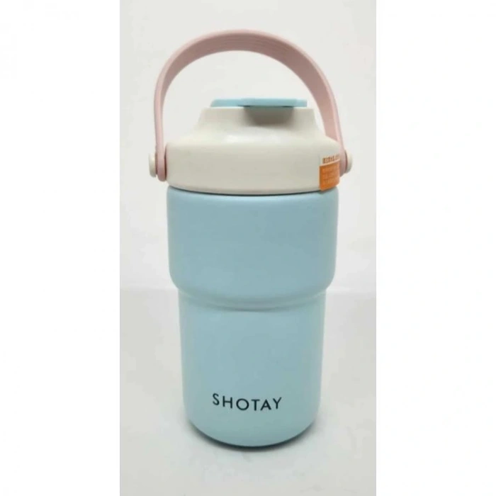 SHOTAY ASKILI PASTEL RENK ÇELİK MUG 8099 450 ML