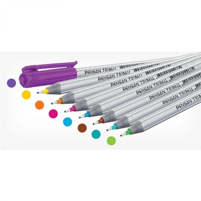 PENSAN TRIBALL TÜKENMEZ KALEM 1mm. MAVİ