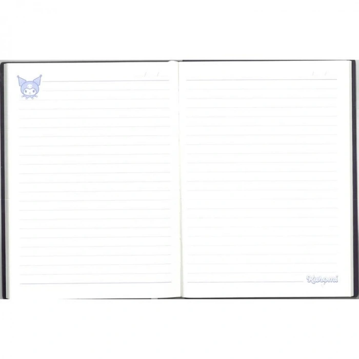 VICTORIAS JOURNALS 524-1942 KUROMI SMYTH FLEXY ESNEK VEGAN DERİ KAPAKLI 13X18 80 GR. 80 YAPRAK ÇİZGİLİ DEFTER