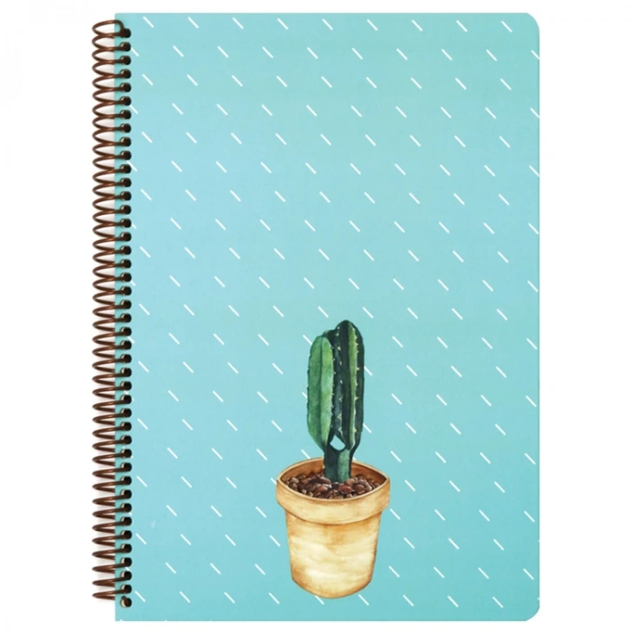 KESKİN 20X28 SAGUARE SERT KAPAK SPİRALLİ DEFTER 100 YP. KARELİ