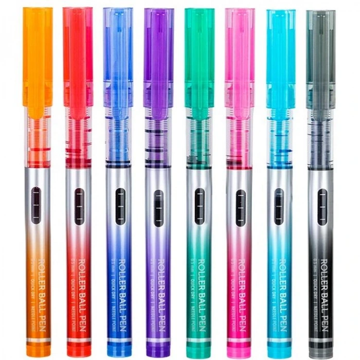 KRAF 299 ROLLER KALEM ENJOY İĞNE UÇ 0.5  8 RENK 1 SET