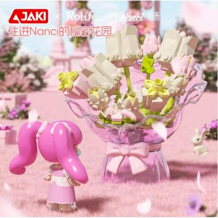 VAGONLIFE JAKI HK121 NANCİ ÇİÇEK BUKETİ 187 PARÇA BLOCK OYUNCAK 8+