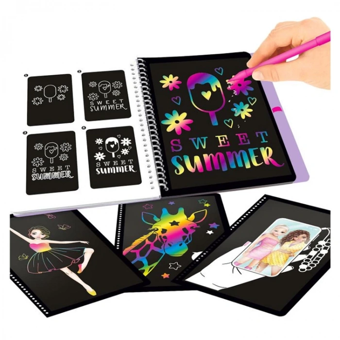 TOP MODEL SİHİRLİ ÇİZİM TASARIM DEFTERİ