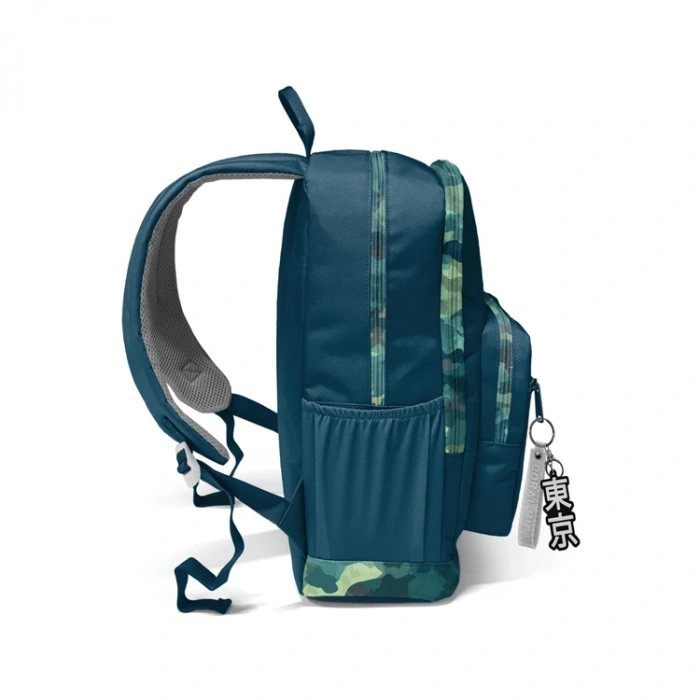 CORAL HIGH 23631 KIDS NEFTİ KAMUFLAJ DESENLİ DÖRT BÖLMELİ SIRT ÇANTASI