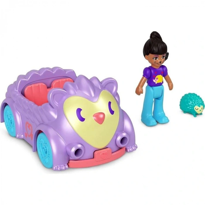 MATTEL HKV55/HKV58 POLLY POCKET MUHTEŞEM ARAÇLAR OYUN SETİ 4+