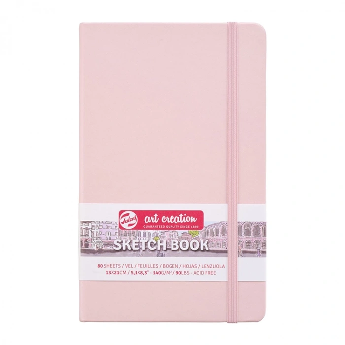 TALENS ART CREATION SKETCHBOOK 13X21 cm 140 gr. 80 YP. ESKİZ DEFTERİ PASTEL PEMBE -9314012M