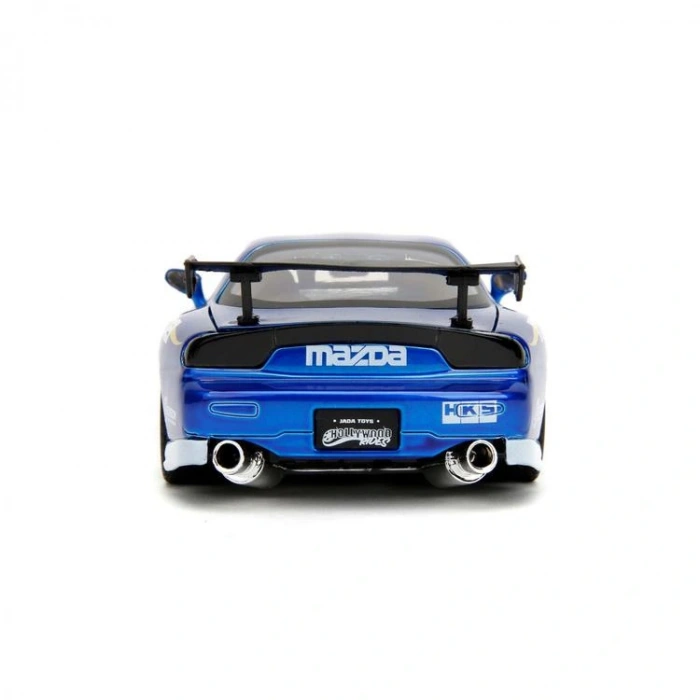 SİMBA JADA 3255062 STREET FIGHTER 1:24 CHUN-LI & 1993 MAZDA RX-7 DIE-CAST ARABA VE FİGÜR KUTULU 8+