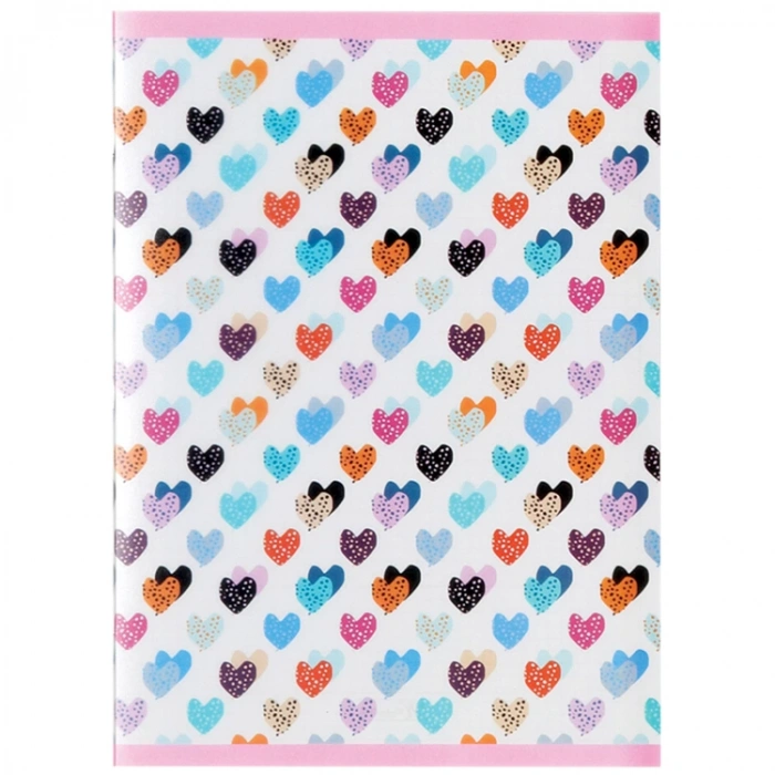 KESKİN A4 PP DİK PATTERN KARELİ DEFTER 80 YP.