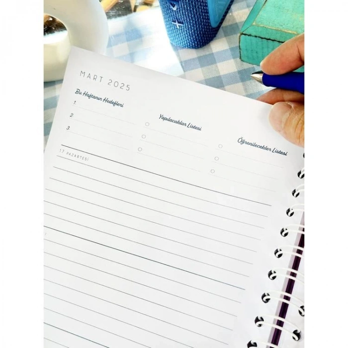 VICTORIAS JOURNALS 1275 SPİRALLİ 17x23 SERT KAPAK 2024-2025  AKADEMİK AJANDA