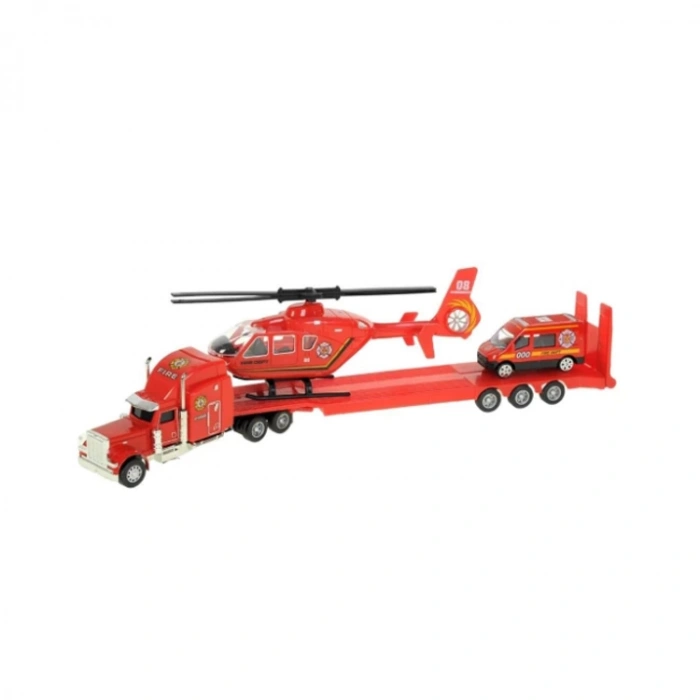 CANEM DS852 METAL İTFAİYE TAŞIYICI TIR SETİ KUTULU  3+