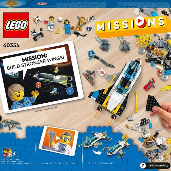 LEGO CITY 60354  MARS UZAY ARACI KEŞİF GÖREVLERİ