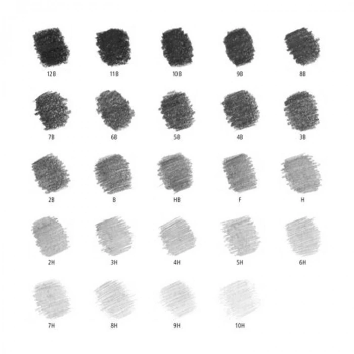 STAEDTLER 100 G24 MARS LUMOGRAPH DERECELİ KURŞUN KALEM SETİ 24LÜ METAL KUTU