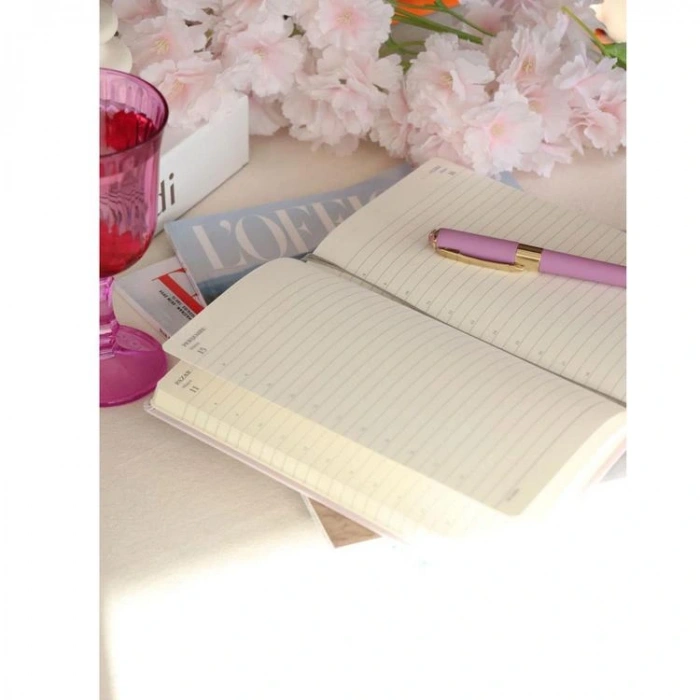 VICTORIAS JOURNALS 124-1450 13X21 CLASSIC LASTİKLİ GÜNLÜK AJANDA - KOYU YEŞİL