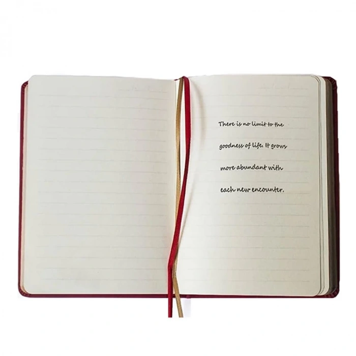 VICTORIAS JOURNALS 1871 VINTAGE OLD BOOK 12x17cm 80gr.128YP. ÇİZGİLİ DEFTER MAT KIRMIZI