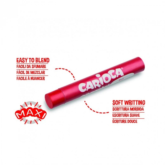 CARIOCA YAĞLI PASTEL BOYA 12Lİ KARTON KUTU 43277