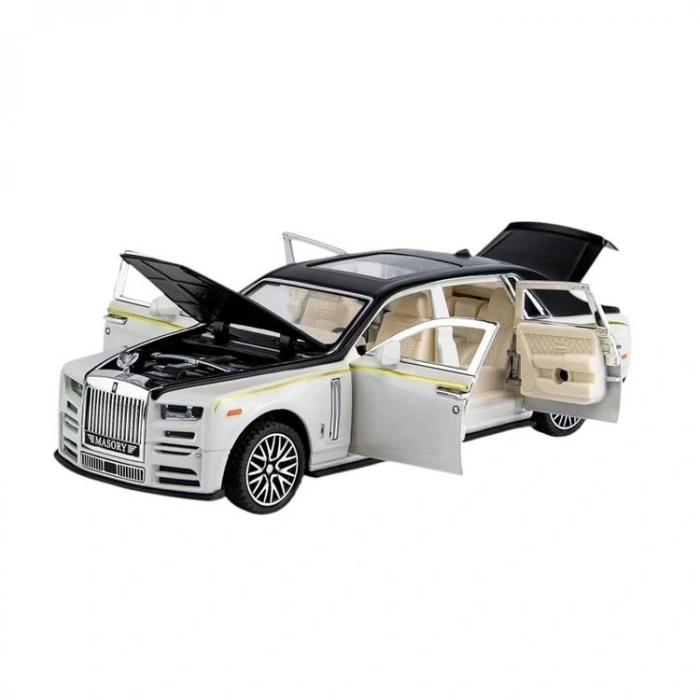 VARDEM  A3214 ALLOY CAR ÇEK BIRAK IŞIKLI VE SESLİ AÇILABİLİR KAPI 1:32 MODEL ROLLS ROYCE KUTULU 6+  TEKLİ