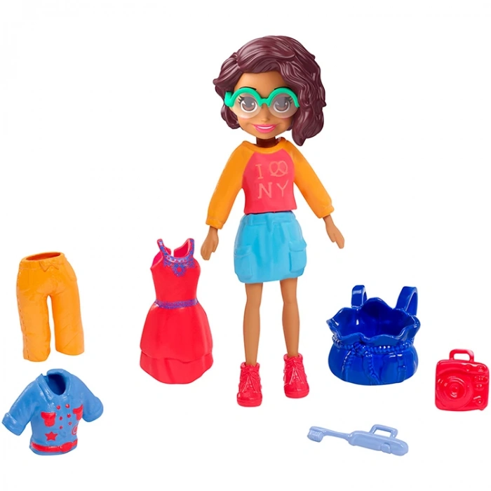 MATTEL GDM01/ GDM03 POLLY POCKET VE MODA AKSESUARLARI SETİ