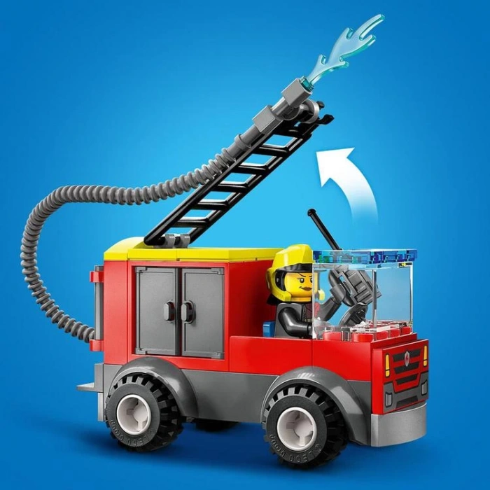 LEGO CITY 60375 İTFAİYE SERVİSİ VE İTRAİYE KAMYONU 153 PARÇA 4+