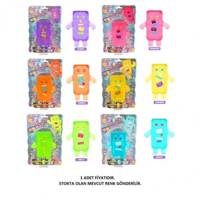 SUNMAN 441079 CRYSTAL HASHTAG BUDDIES SERİ UZAYAN SQUISHY FİGÜR 12 CM