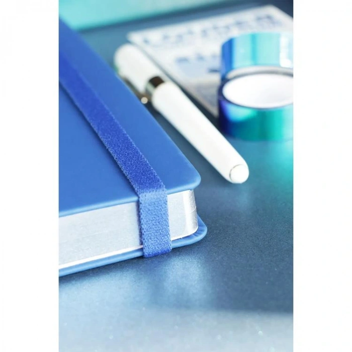 VICTORIAS JOURNALS 1656 BUJO VEGAN DERİ 14X21 160gr.96YP. ÇİZGİLİ DEFTER MAVİ