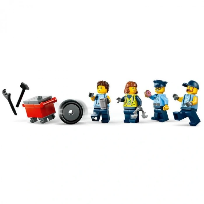 LEGO CITY 60457 CUSTOM POLICE GAREGE 489 PARÇA 6+