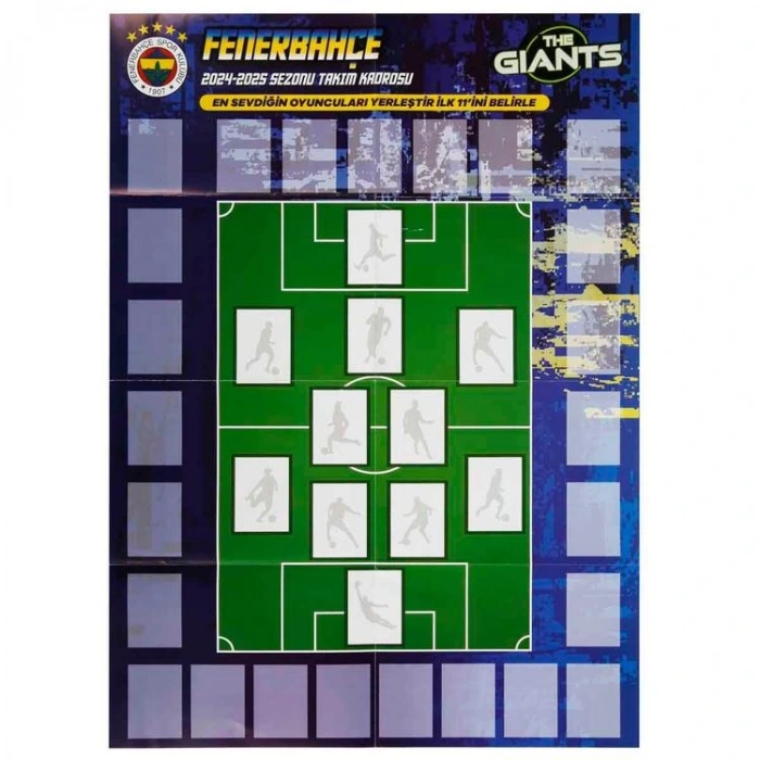 MYTHOS FENERBAHÇE 2024-2025 SEZONU THE GIANTS DEV POSTER VE ÇIKARTMA SETİ