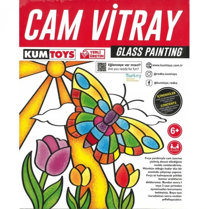 KUMTOYS KM5001 CAM VİTRAY SET KUTULU
