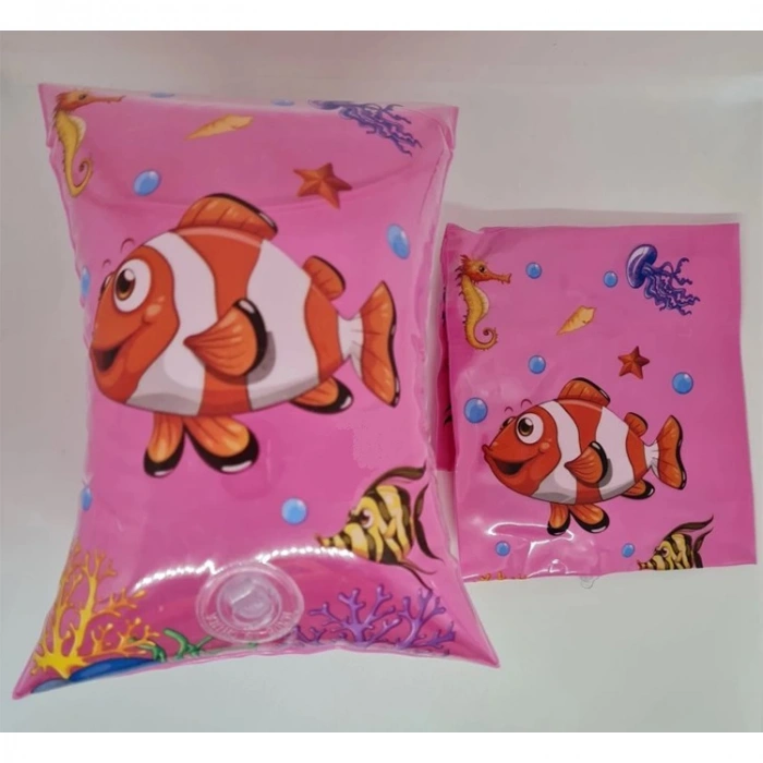 BERMUDE KZL-BW47029-K NEMO BALIK DESENLİ ŞİŞME DENİZ KOLLUĞU 30X15cm