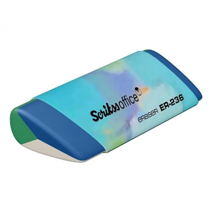 SCRIKSS ER-236 MİX ÜÇGEN SİLGİ -  TEKLİ