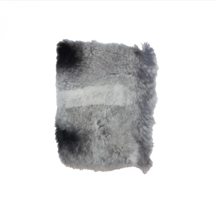 KARİN TAVŞAN DERİSİ EL ALTLIĞI RENKLİ