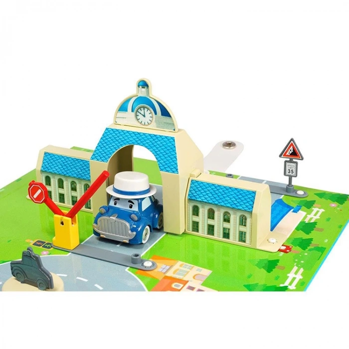 NECO-POLI 83279 POLİ KİTAP KASABA BELEDİYE BİNASI OYUN SETİ