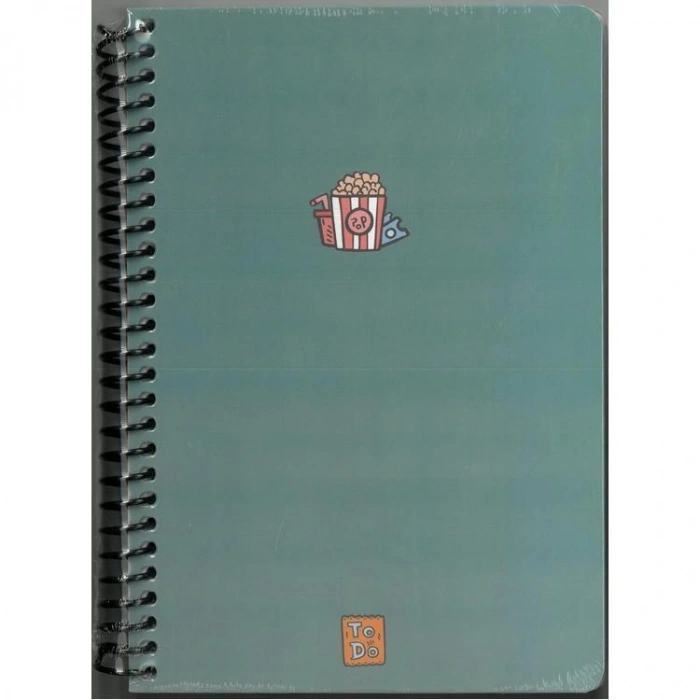 PAPİRÜS TO DO SERT KAPAK SPİRALLİ 16X23 120YP. ÇİZGİLİ DEFTER