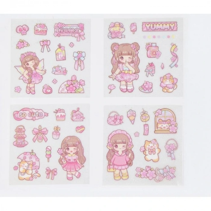 GIPTA K8900 BEGGIN RENKLİ BANT/ STICKER SET KUTULU