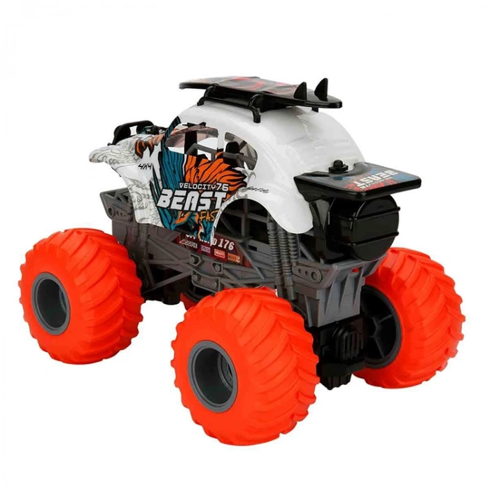 SUNMAN 333-19183B 1:18 DEV TURUNCU TEKER BEAST BEETLE USB ŞARJLI OFF-ROOD ARAÇ