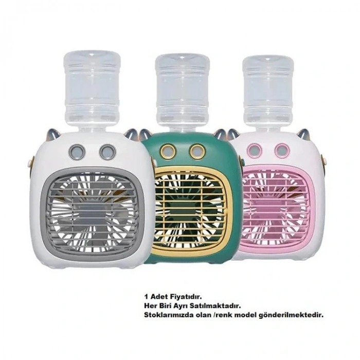 FANIX FNX-6624 MASAÜSTÜ ŞARJLI USB BUHARLI TİLKİ MODEL SOĞUTUCU FAN - TEKLİ