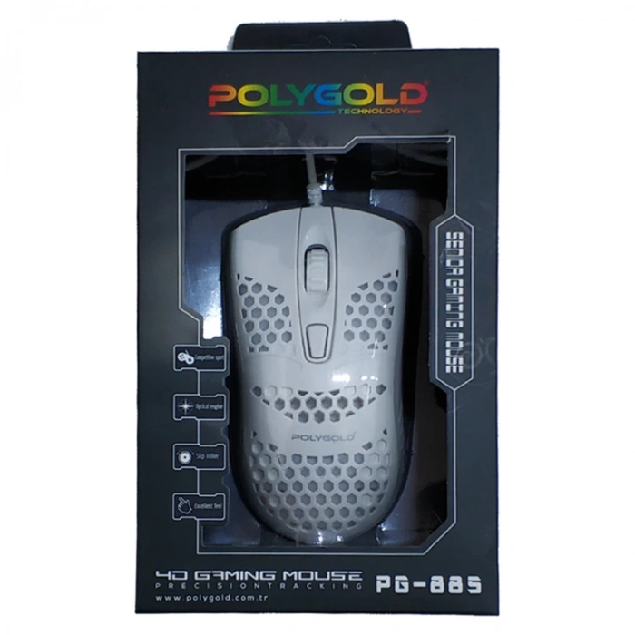 POLYGOLD PG-885 OPTİK IŞIKLI GAMİNG MOUSE - TEKLİ