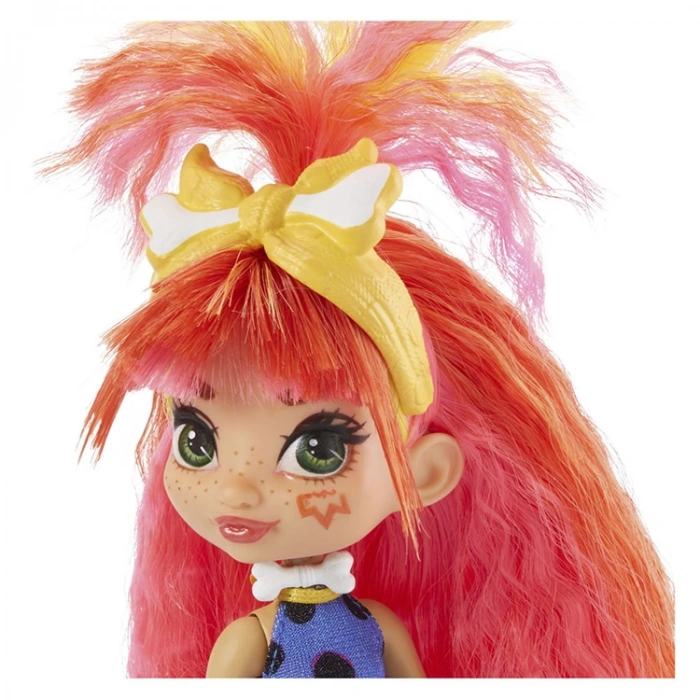 CAVE CLUB BEBEKLERİ KIRMIZI SAÇLI EMBERLY BEBEK VE FLAIRE OYUN SETİ MTL-GNL82/ GNL83