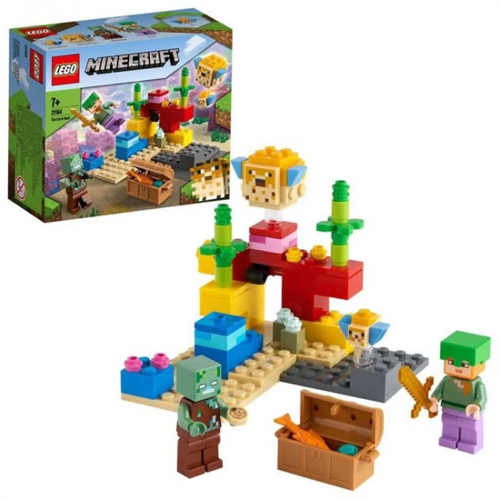 LEGO MINECRAFT 21164 THE CORAL REEF 92 PARÇA 7+