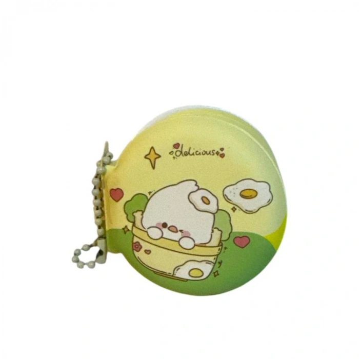 HELVACIOĞLU 3031 PUFFY ZİNCİRLİ MİNİ  BLOKNOT 5x5cm KUTULU (TEKLİ)