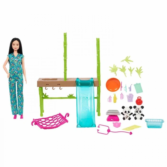 BARBIE HKT77 YAVRU PANDA BAKIMI OYUN SETİ