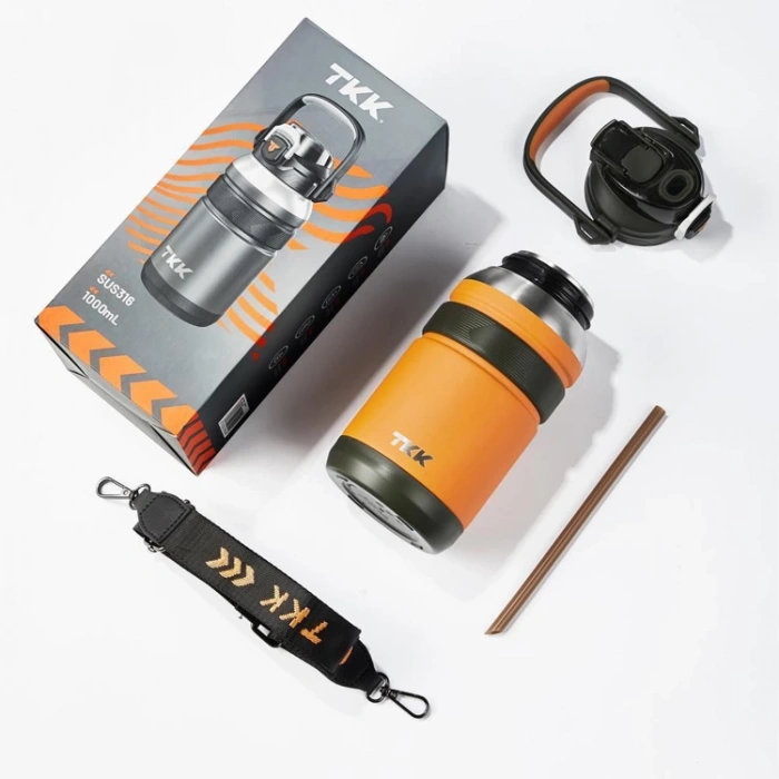 VAGONLİFE TKK ÇELİK TERMOS T2031 1500ML ORANGE