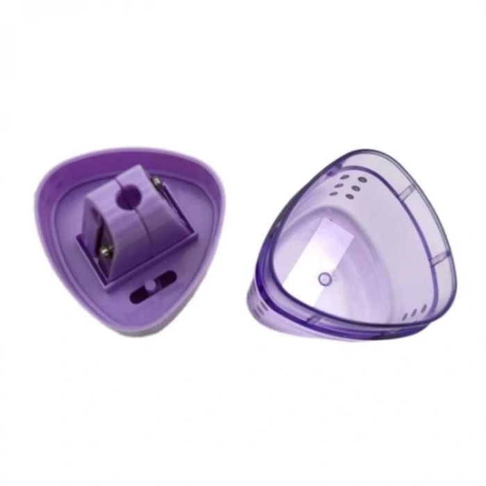 FABER CASTEL GRİP AUTO ÇİFT GÖZLÜ HAZNELİ KALEMTRAŞ PASTEL RENKLER 5140183107 - TEKLİ