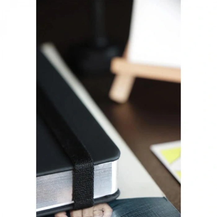 VICTORIAS JOURNALS 1657 BUJO VEGAN DERİ 14X21 160gr.96YP. ÇİZGİLİ DEFTER SİYAH