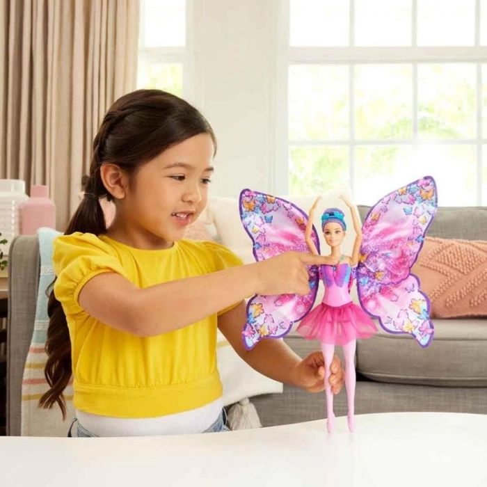 BARBIE HXJ10 DREAMTOPIA KELEBEK DANSÇI BEBEK