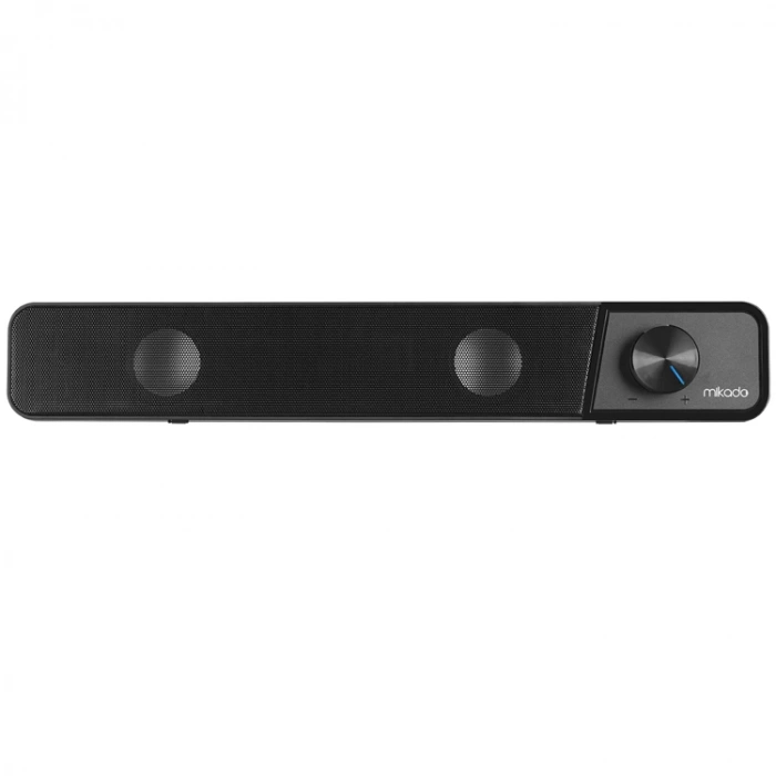 MİKADO MD-69S 3W*2 LEDLİ IŞIKLI  SİYAH MULTİMEDİA SOUNDBAR SPEAKER
