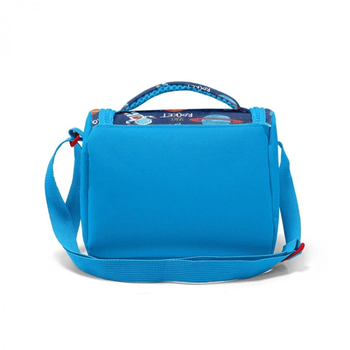 CORAL HIGH 11807 KIDS LACİVERT MAVİ UZAY DESENLİ THERMO BESLENME ÇANTASI