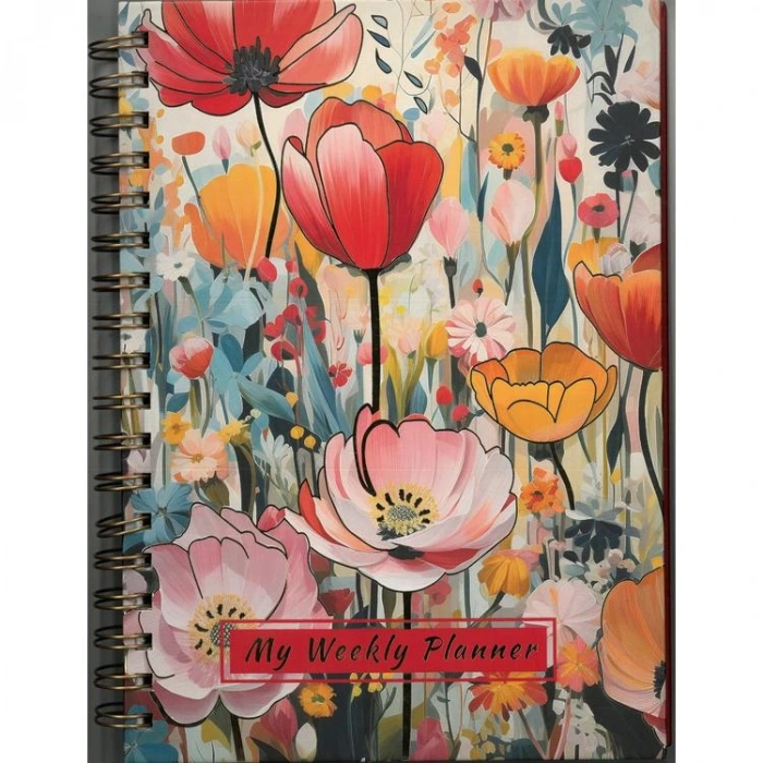 ODAK 17X24 MY WEEKLY PLANNER STICKERLI HAFTALIK TARİHSİZ AJANDA